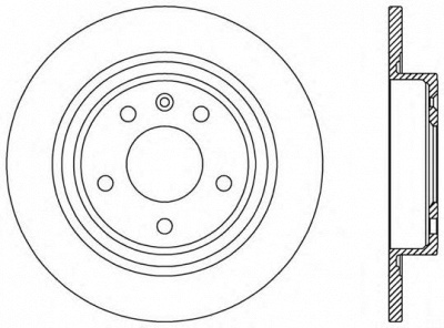 OPEN PARTS bda253810 -  Тормозной диск